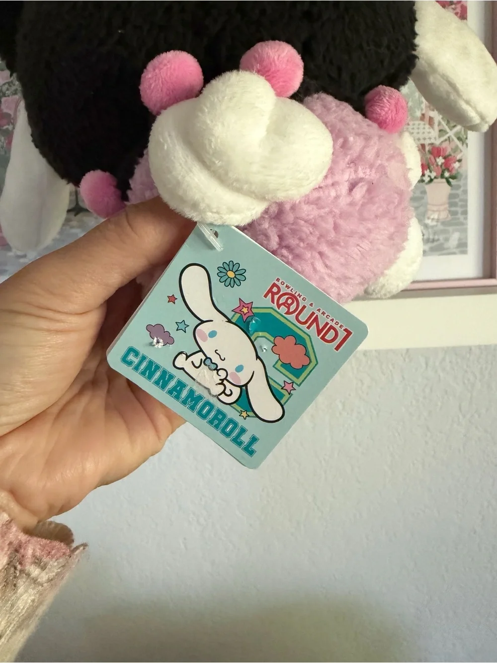 Sanrio Cinnamoroll Plush Dressed as Kuromi